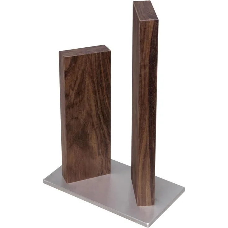 KAI Messerblock aus Stonehenge Walnuss / Edelstahl für 4 Messer STH-4. 1