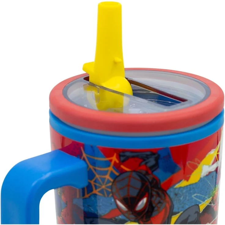 Paw Patrol Thermobecher 640 ml Edelstahl doppelwandiger Trinkbecher mit Trinkhalm – Bild 4