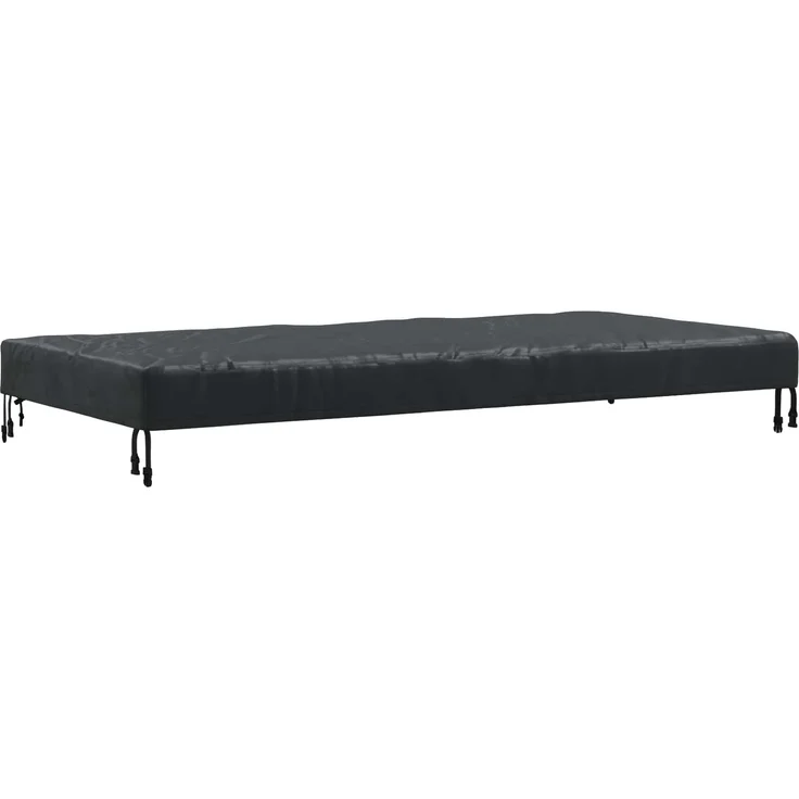 vidaXL Tischdecken Uni Schwarz 182 x 92 x 15 cm Stoff 4106108 – Bild 5