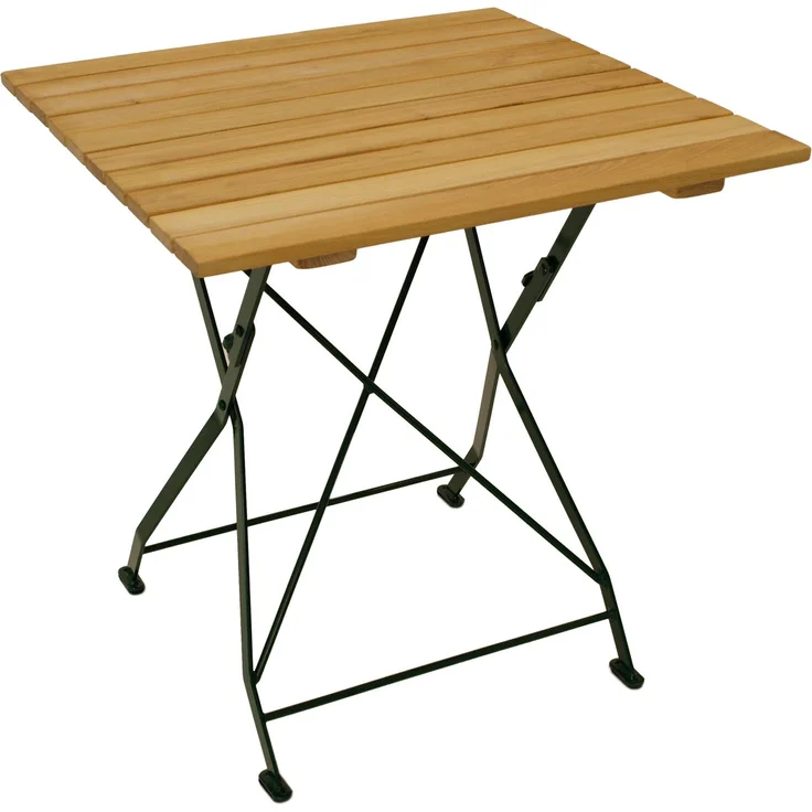 DEGAMO PASSAU II Garnitur 3-teilig, Metall + Robinie, grün/natur, Tisch 70x70cm – Bild 4
