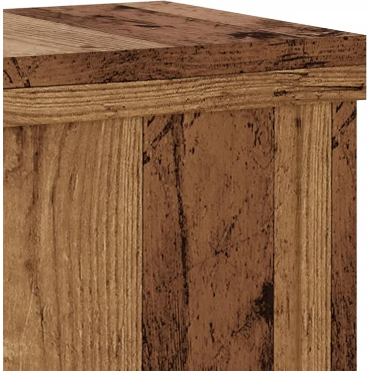 vidaXL Pflanzenständer 2 Stk. Altholz-Optik 15x15x20 cm Holzwerkstoff 852895 – Bild 7