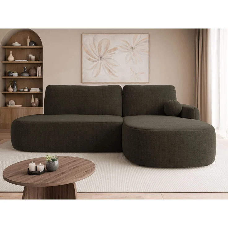 Mirjan24 Ecksofa Loridu O (Farbe: Golden 29, Seite: Rechts), 90 x 174 x 274 cm – Bild 2