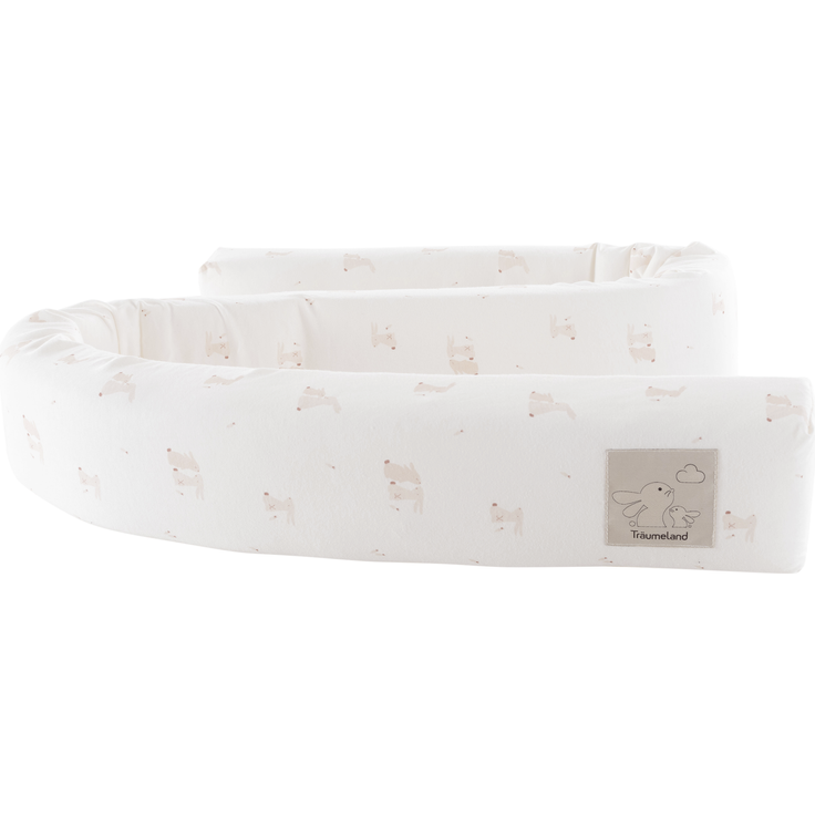 Bettschlange Hophop Bunny beige 10 x 200 x 12 cm