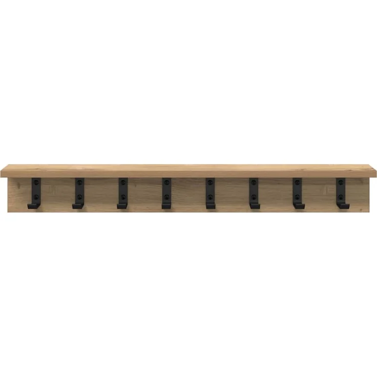Wandmontierter nachttisch, Wandregal Artisan-Eiche 80 x 10,5 x 10,5 cm – Bild 5