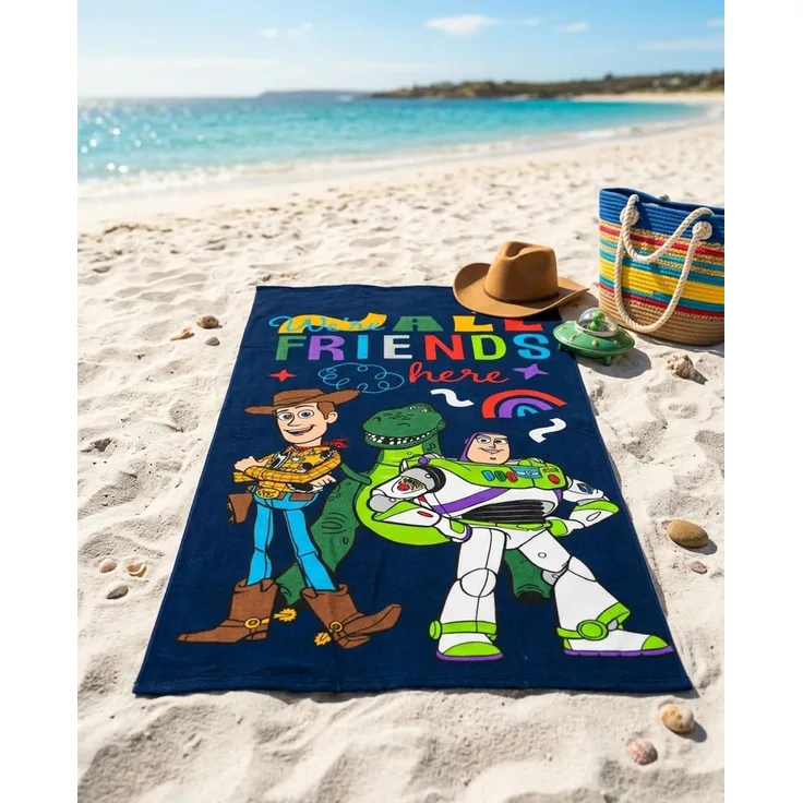 Disney Toy Story Strandtuch 70 × 140 cm leicht und schnelltrocknend