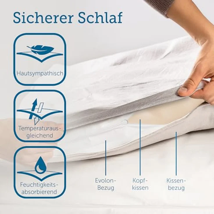 SETEX Kissenbezug EVOLON, (1 Stück) – Bild 5