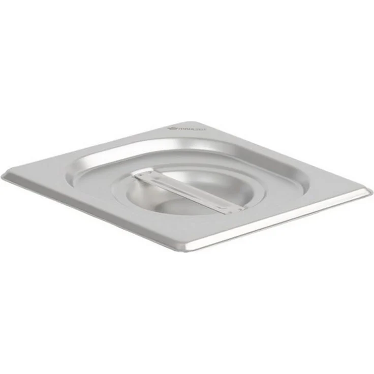 Mahlzeit Topfdeckel Deckel für 1/6 GN Behälter, Edelstahl Behälter-Deckel – Bild 1