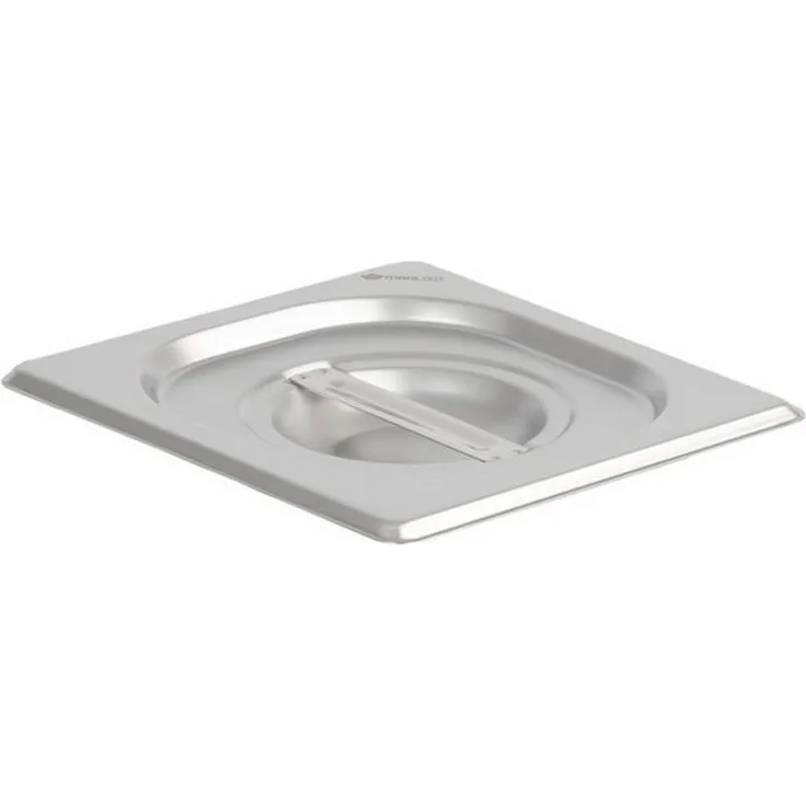 Mahlzeit Topfdeckel Deckel für 1/6 GN Behälter, Edelstahl Behälter-Deckel