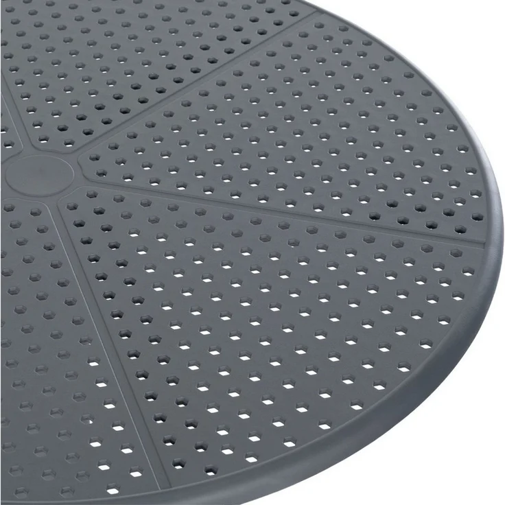 TPFLiving Beistelltisch Sevara (Pflegeleicht und langlebig, Wetterfest & UV-beständig – ideal für den Außenbereich), Maße (TxBxH): 60 x 60 x 76cm - Farbe: anthrazit – Bild 2