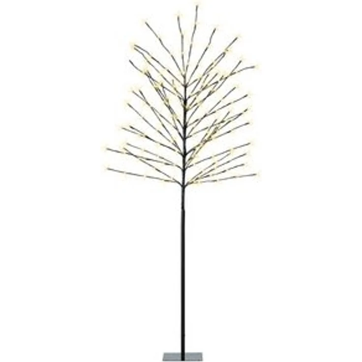 Spetebo LED Dekolicht Lichterbaum 180 cm für Außen und Innen - 160 LED, Timer, LED fest integriert, warm weiß, Strom betrieben mit Timer Funktion – Bild 6