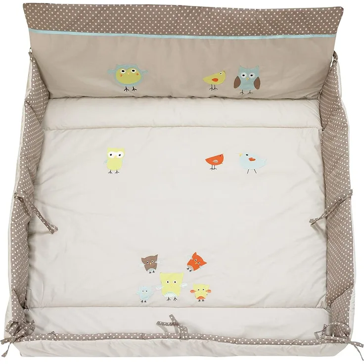 Alvi 'Plus' Laufgittereinlage Birds beige 70/100x100