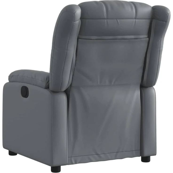 vidaXL Relaxsessel Grau Kunstleder 373563 – Bild 3