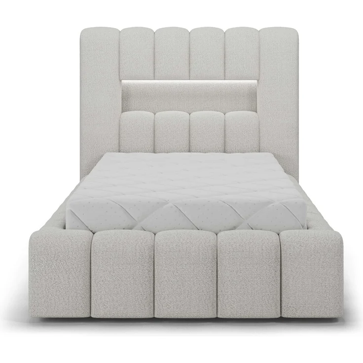 Bett Lamica 90x200 + Holzrahmen/Standardlift/ Box für Bettzeug – Royal – Bild 3