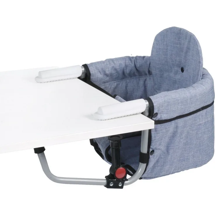CHIC4BABY Tischsitz Relax, Jeans Blue, platzsparend zusammenfaltbar