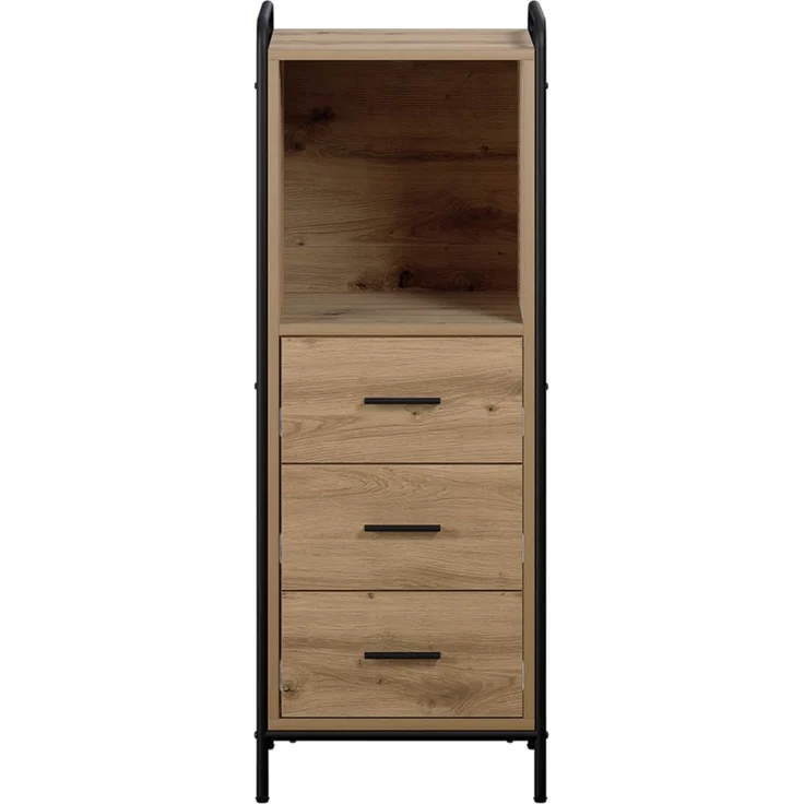 vidaXL Badezimmerschrank Artisan-Eiche 40 x 36 x 109,5 cm 8014051 – Bild 4