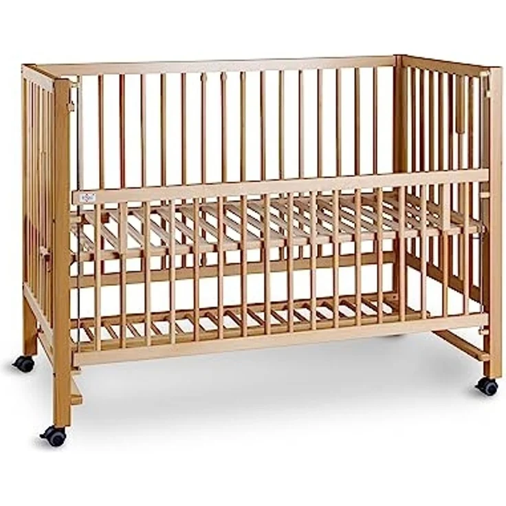 tiSsi¨ 'HAJO' XXL Beistellbett / Kinderbett, Buche, Natur, 120x60 cm – Bild 2