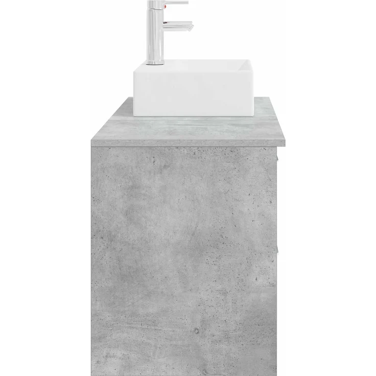 vidaXL Badezimmerschrank-Set 2 stk. Betongrau 79,5 x 41 x 79,5 cm 3403891 – Bild 5