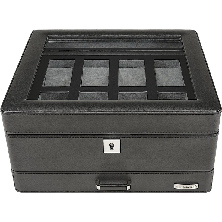 WINDROSE Uhrenbox Tempora, 804021.08, Aufbewahrung, Uhrenkasten, Ø max. 40mm, Armbanduhr, Geschenkidee – Bild 2