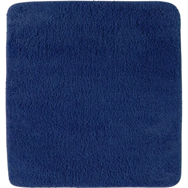 NYVI Badematte WC Vorleger ohne Ausschnitt NYVISpa Lasalle Navy Toiletten Teppich, Höhe 20 mm, Polyester, Rutschfest, Saugstark, Schnell Trocknend, Fußbodenheizung geeignet – Bild 5
