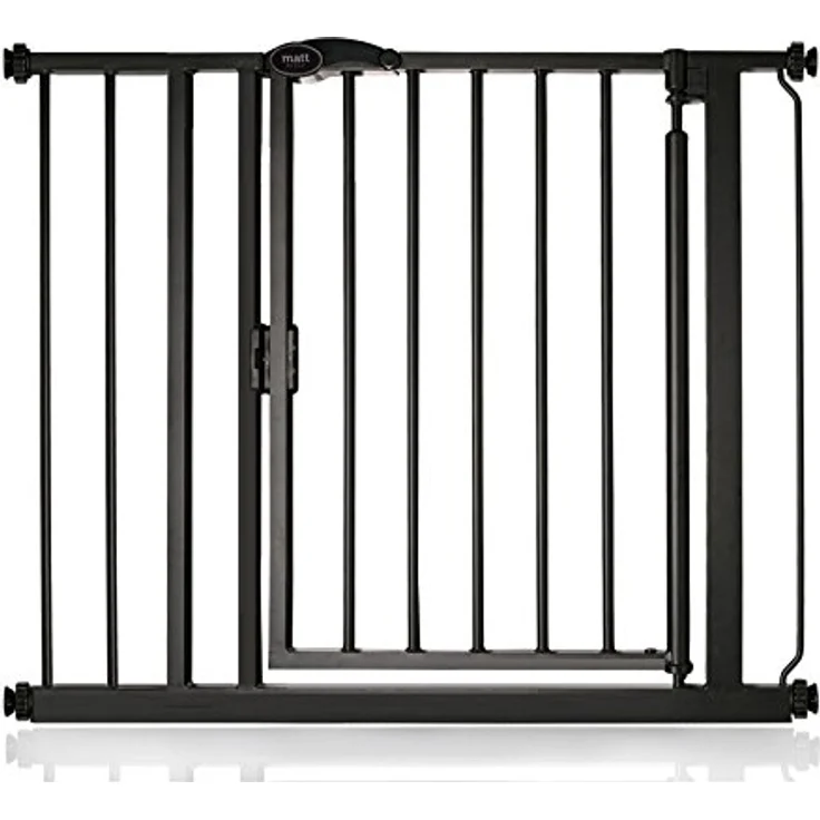 Bettacare Automatisch Schließendes Treppengitter, 89.4cm - 96.4cm, Mattschwarz, Druckmontage-Sicherheitsgitter, Babygitter, Sicherheitsschranke für Türen, Flure und Räume – Bild 2