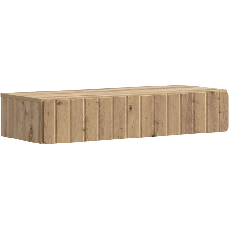 vidaXL Wandmontierter Beistelltisch Artisan-Eiche 87,5 x 34,5 x 17 cm 898334
