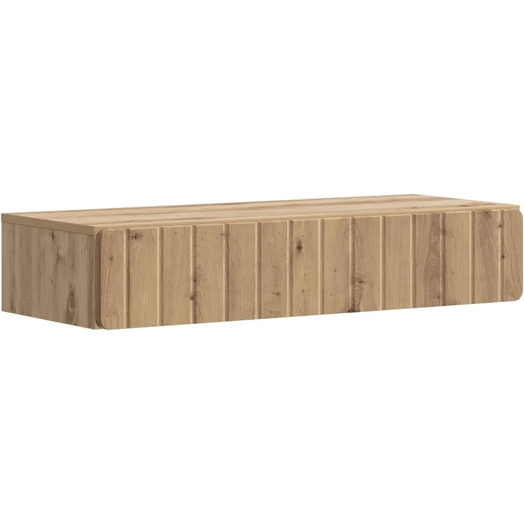 vidaXL Wandmontierter Beistelltisch Artisan-Eiche 87,5 x 34,5 x 17 cm 898334 – Bild 1
