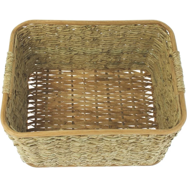 Füllkorb Schilfstroh mittel Aufbewahrungskorb Schale Obstkorb Tischdeko Korb – Bild 2