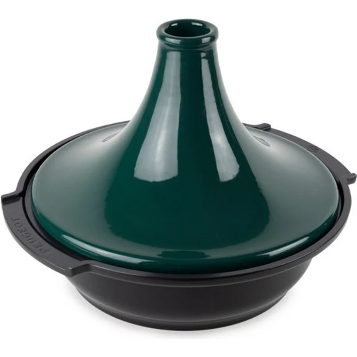 PEUGEOT Auflaufform Tagine ATLAS 30cm Waldgrün Dampfgarer Aluminium Keramikdeckel Induktio – Bild 2