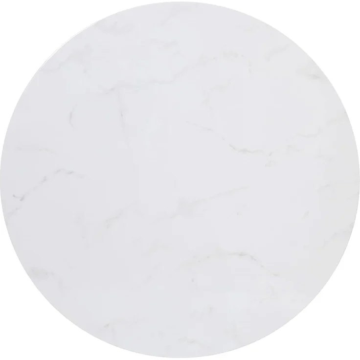 Flash Furniture Beistelltisch Wohnzimmer weiß marmor matt schwarz – Bild 7