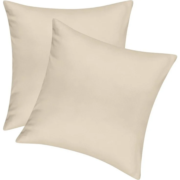 Pataya Kissenbezug 100% Baumwolle, weiche Kopfkissenbezug, Kissenhülle, Kissenbezüge, (2 Stück), Weich und Atmungsaktiv, Jersey, 140 g/m² – Bild 1