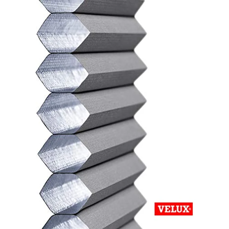 Velux Dachfensterplissee FHC F06 1045S, Wabenplissee in Weiß mit Aluminium Schiene, manuell verstellbar zur Verdunkelung und Sichtschutz – Bild 8