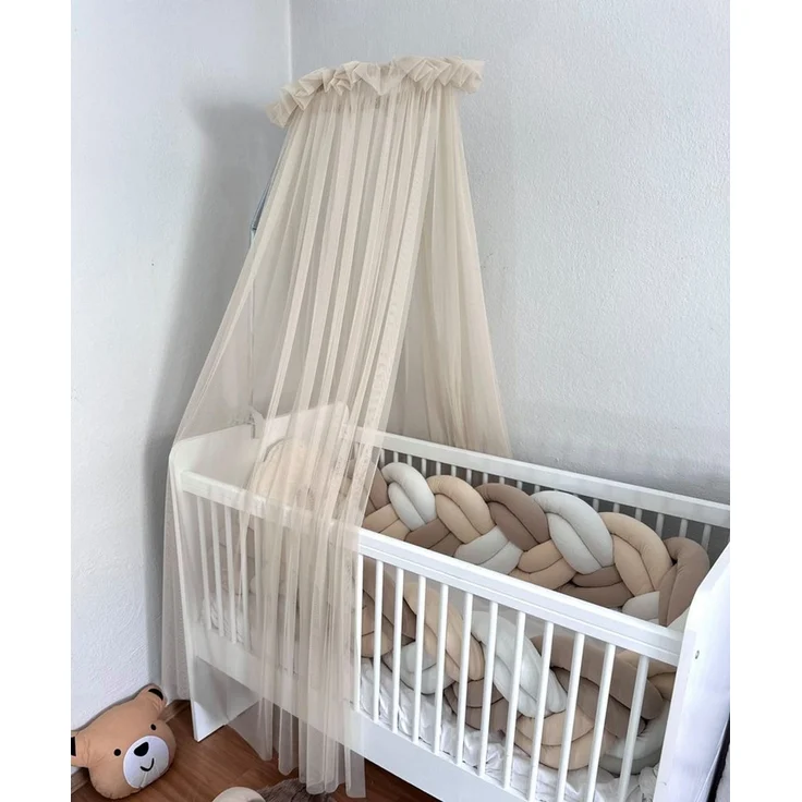 Baby Fancyroom Betthimmel Baby Fancyroom Betthimmel für Babybett Gitterbett 300x180cm Tüll, Handgefertigt, aus feinem Premium Tüll – Bild 1