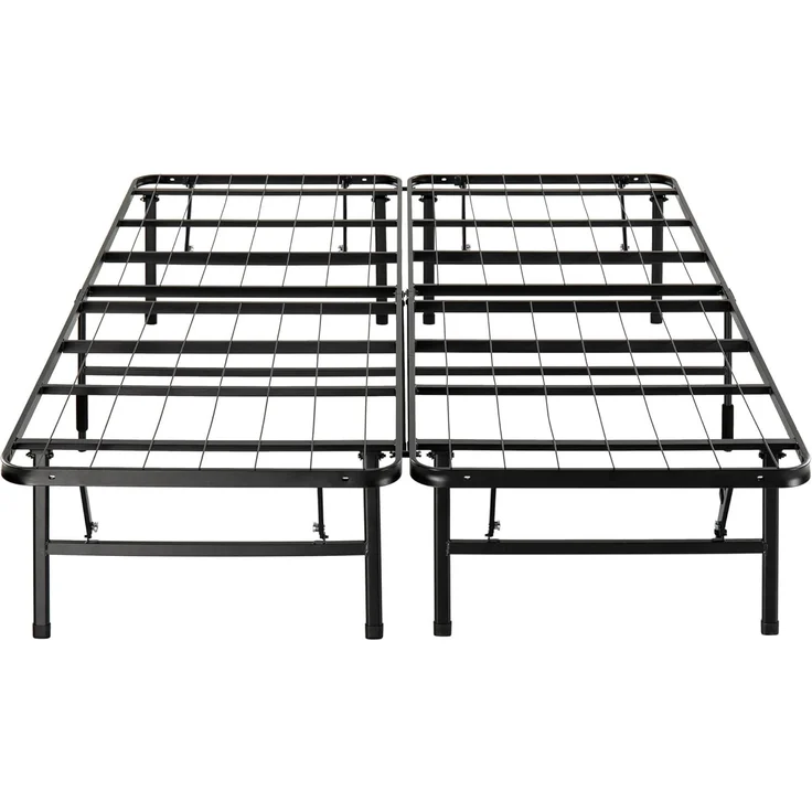 Zinus Plattformbett, Metall, Schwarz, 120x190 cm – Bild 12