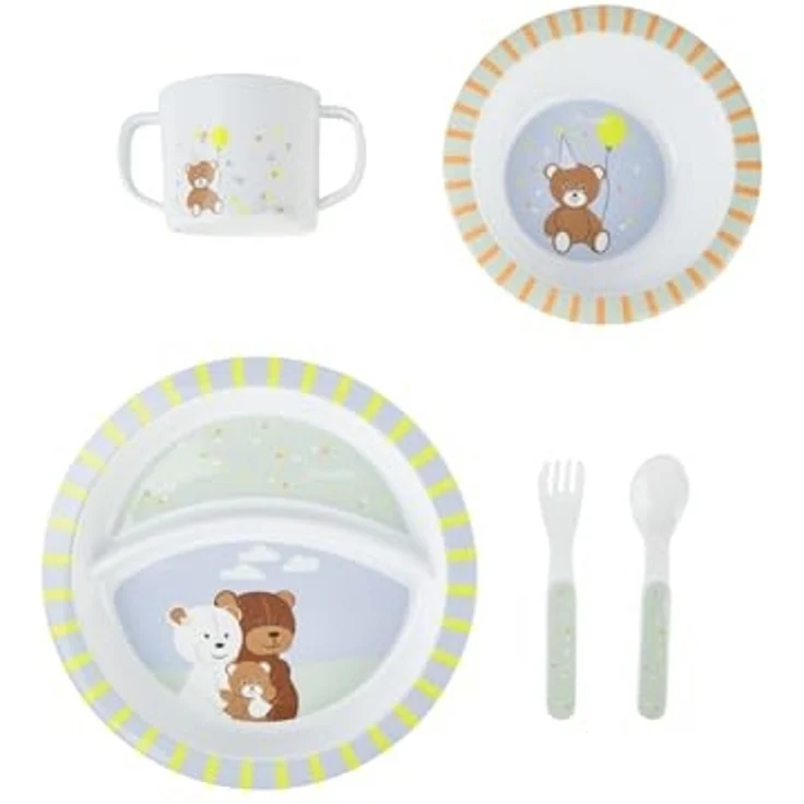 Sterntaler® Kindergeschirr-Set FAMILIE Bär (5-tlg), Polypropylen – Bild 3