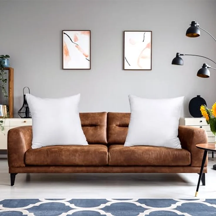 Utopia Bedding 2er Set Kissenfüllung 70x70 cm, Innenkissen Füllkissen Kopfkissen Sofakissen (Weiß) – Bild 7