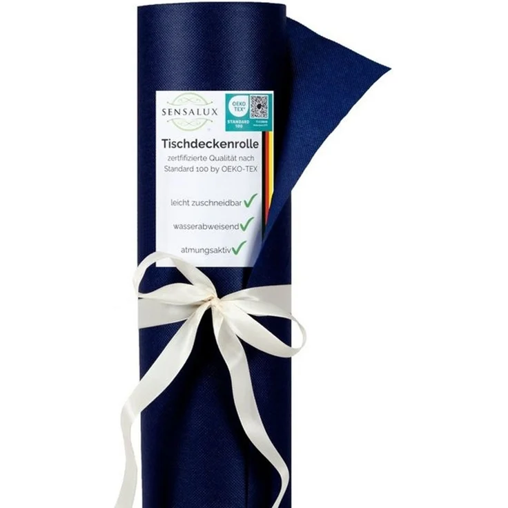 Sensalux Tischdecke Sensalux Tischdeckenrolle, 1m x 25m Dunkelblau – Bild 4