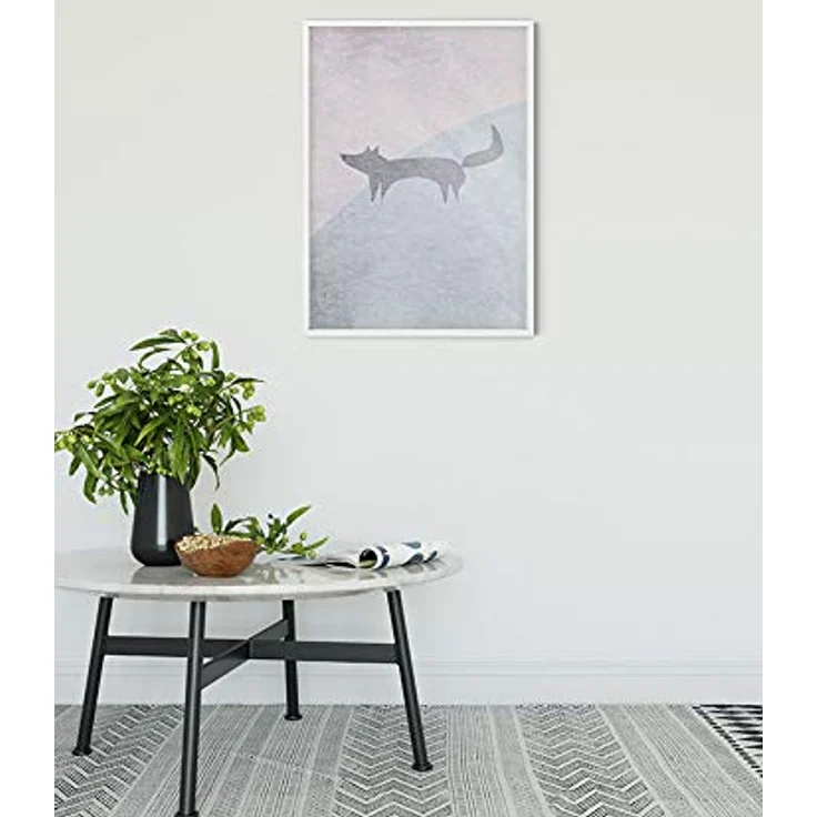 Komar Wandbild Wild and Free Fox, Poster auf Deutsches Premium-Poster Fotopapier, 50 x 70 cm, ohne Rahmen, fotorealistische Druckqualität – Bild 2