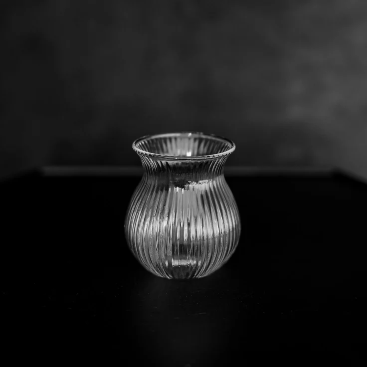 Mini-Teegläser, 100 ml - 6-teiliges Set im geriffeltem Design – Bild 3