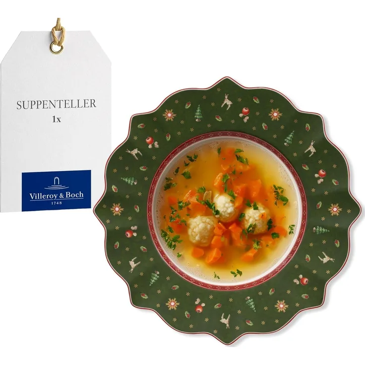 Villeroy & Boch Toy's Delight Suppenteller ø 26 cm Grün