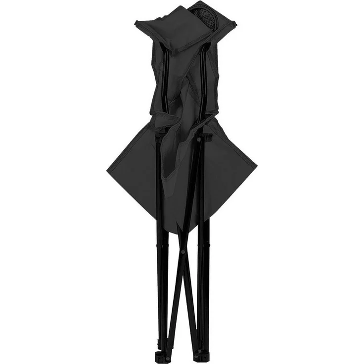 2er Anglersessel Anglerstuhl Regiestuhl Getränkehalter Tasche Schwarz – Bild 2