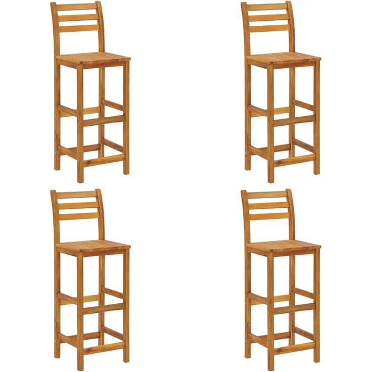 vidaXL 5-tlg. Gartenbar-Set Massivholz Akazie 3154383 – Bild 4