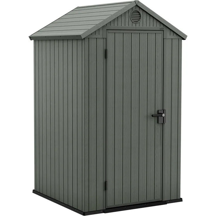 Dmora Gartenhaus Osoyoos, Gartenhütte, Gartenhaus, Werkzeugschuppen, 124x117 h205 cm, Grün