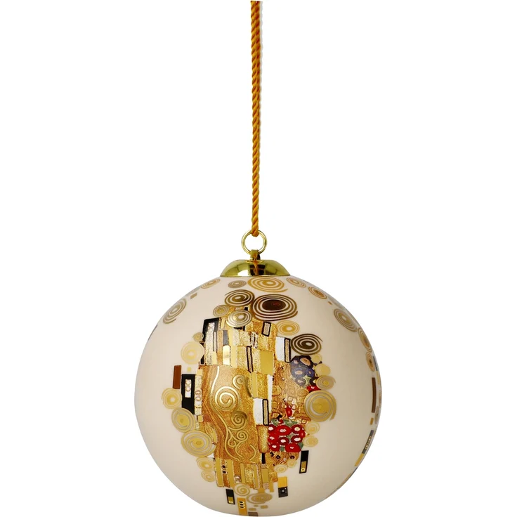 Goebel / Gustav Klimt - Kuss,Kugel,7,5cm x 7,5cm x 7,5cm / Porzellan / 7,5cm x 7,5cm x 7,5cm – Bild 4