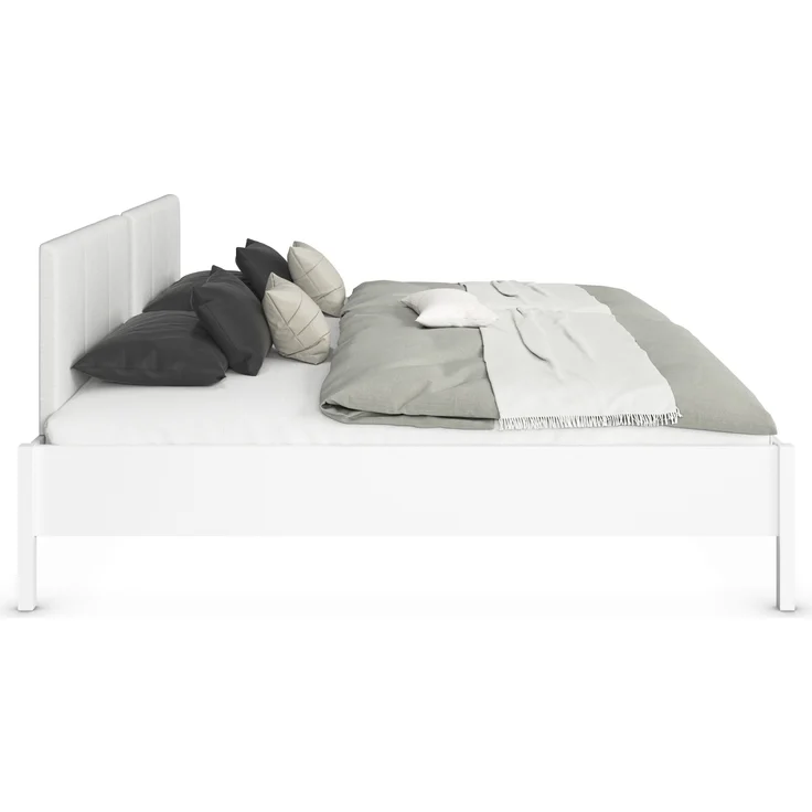 Rauch Möbel 'Mare' Familienbett, Liegefläche 240x200 cm, mit Polster-Kopfteil, Farbe Weiß, 248 x 98 x 209 cm – Bild 2