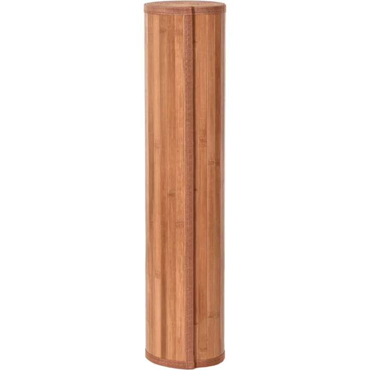vidaXL Teppich Rechteckig Braun 60x200 cm Bambus 376836 – Bild 3