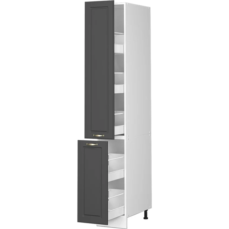 Badschrank Fame-Line Anthrazit-Gold 30 x 206.8 cm Vicco – Bild 2