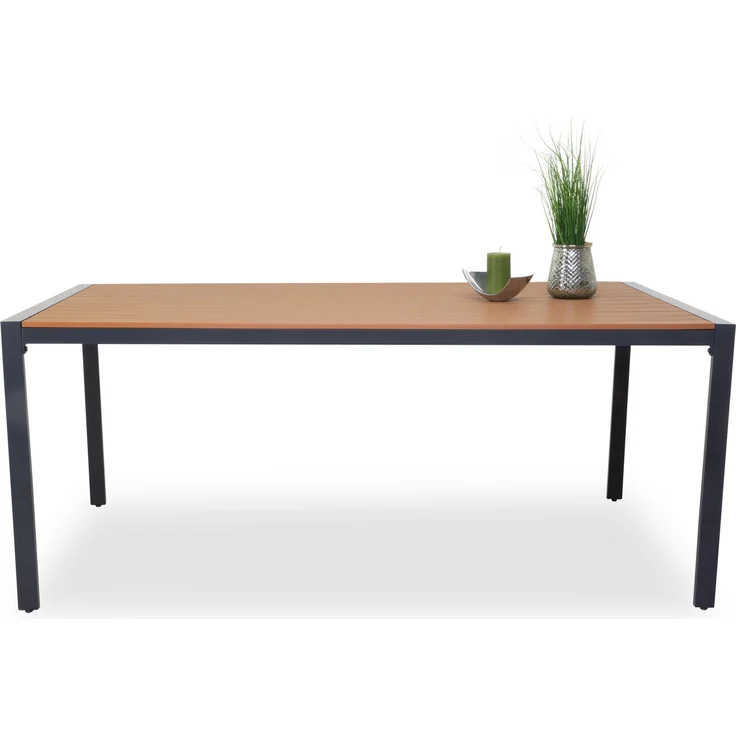 Gartentisch outdoor SIENA BHT 180x75x102 cm bunt Outdoortisch Balkontisch Terrassentisch Outdoor-Tisch Loungetisch – Bild 2