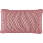 Marc O Polo Strick Dekokissen Plaid Nordic Knit ash rose | Plaid 130x170 cm