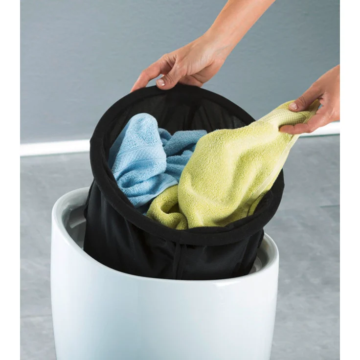 CANDY Hocker mit Waschfach, praktischer 2 in 1 Badesitz - 20 l, Weiß, WENKO – Bild 2