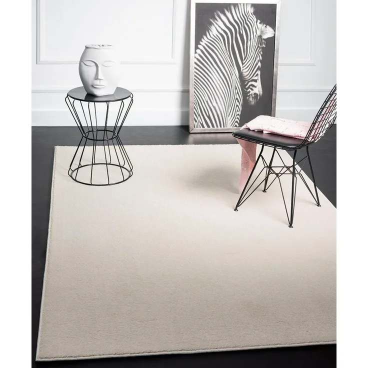 merinos Teppich Montana, rechteckig, Höhe: 20 mm, Kurzflor, Uni-Farben, besonders weich